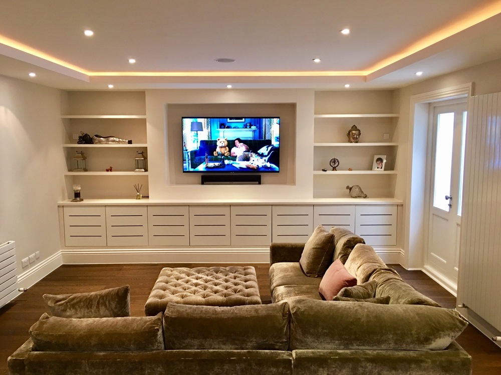 Best in Dorset Domestic Home Cinema and Multi Room AV installations Electricians In Bournemouth Poole Christchurch Boscombe Little down - Garden Lights Bright Electricians Bournemouth