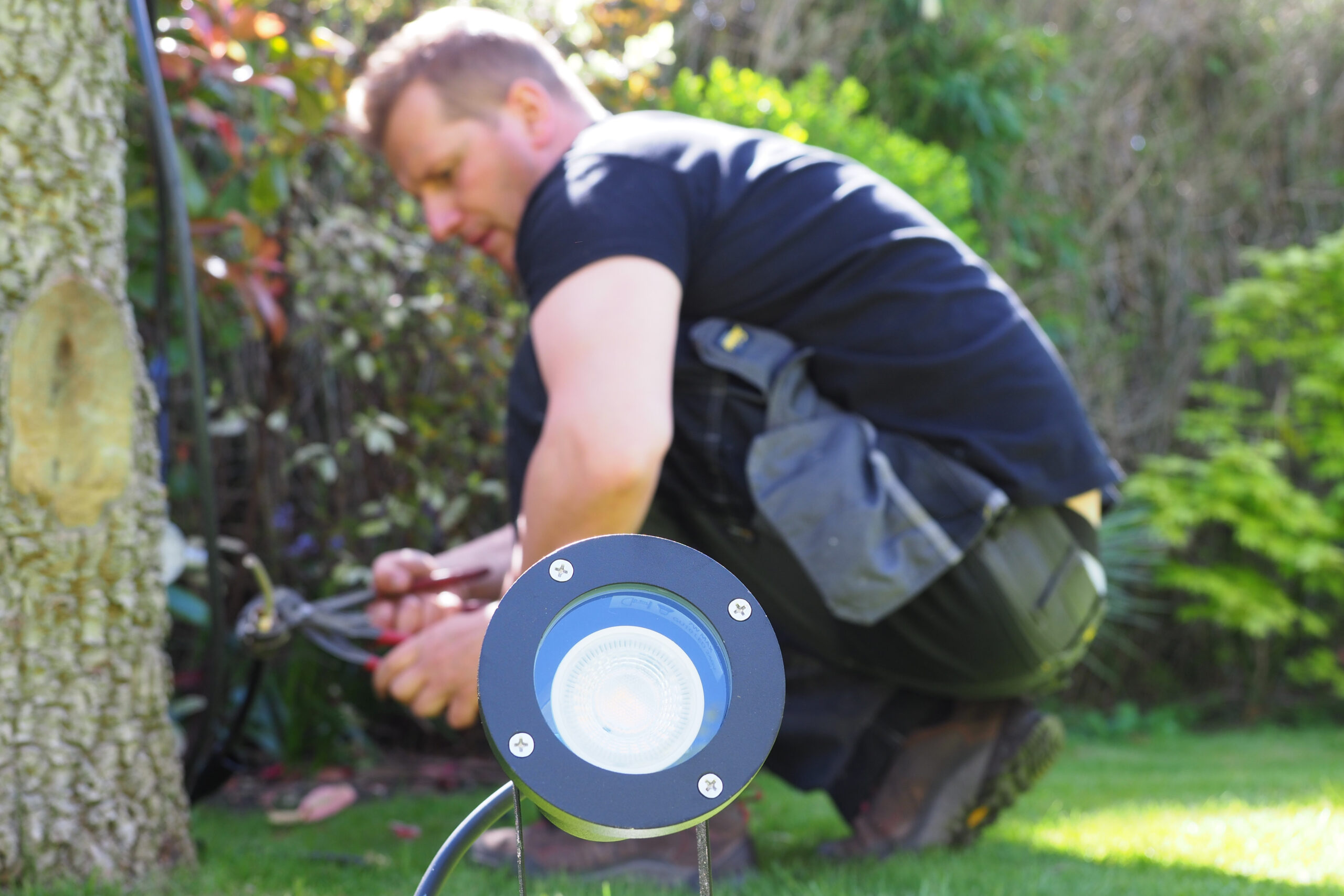 Reliable Garden Lights Installation Domestic Electrical Services In Littledown Poole Boscombe Christchurch Bournemouth - Bright Electricians in Bournemouth